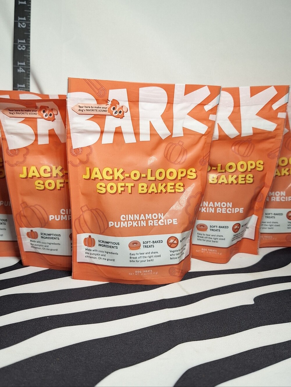 NWT Bark Jack-o-LoopsTreats, 5 pack
